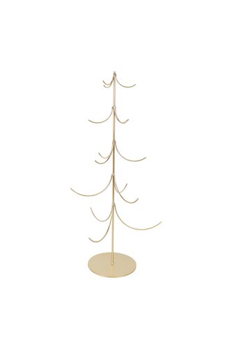 Metalen kerstboom D 22,5 x H 50 cm gold