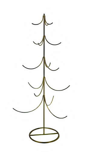 Metalen kerstboom D 22,5 x H 50 cm gold