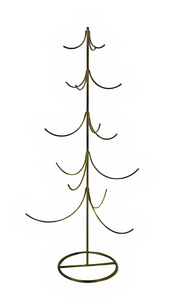 Metalen kerstboom D 22,5 x H 50 cm gold