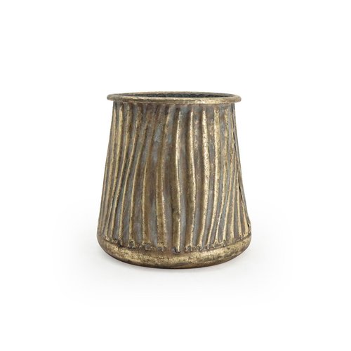 Metalen pot D18x18cm