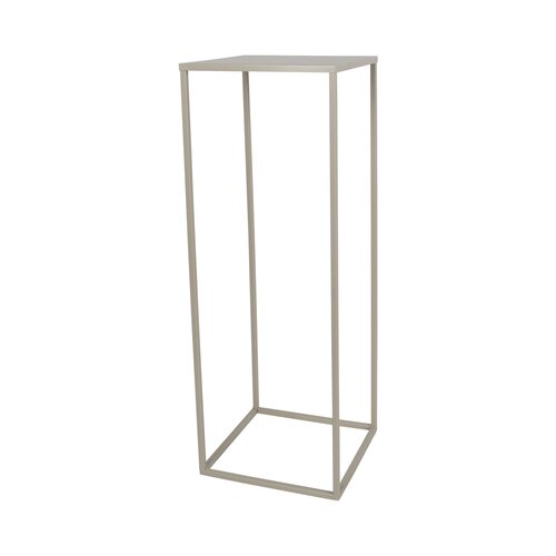 Metalen Zuil 22 x 22 x H 60 cm Wolwit