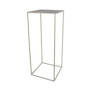 Metalen Zuil 25 x 25 x H 70 cm Wolwit