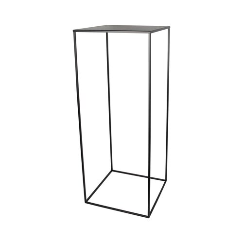 Metalen zuil 40 x 40 x H 100 cm black