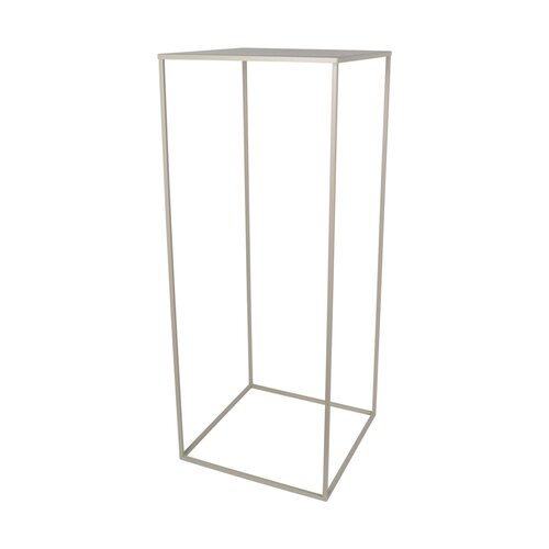 Metalen zuil 40 x 40 x H 100 cm woolwhite