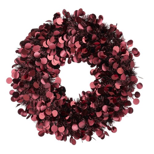 Mica Decorations Krans bordeaux - D 46 cm
