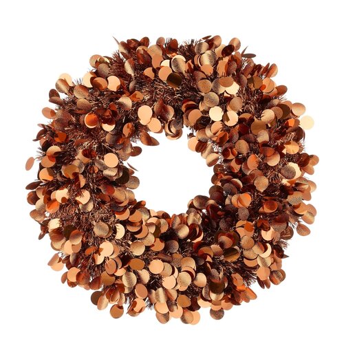 Mica Decorations Krans koper - D 46 cm