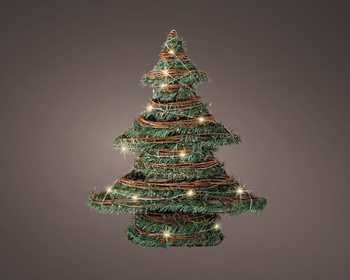 Micro LED boom rotan green tree BO 60cm 50L IP20 - afbeelding 2