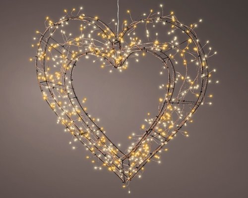Micro LED frame light metal hart warm+classic white 58cm 600L - afbeelding 2