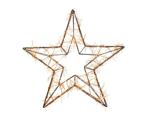 Micro LED frame light metal ster warm+classic white 58cm 600L - afbeelding 1