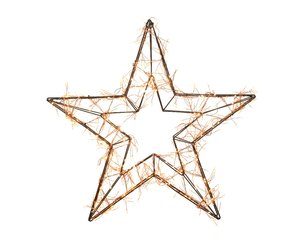 Micro LED frame light metal ster warm+classic white 58cm 600L - afbeelding 1