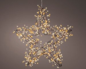 Micro LED frame light metal ster warm+classic white 58cm 600L - afbeelding 2