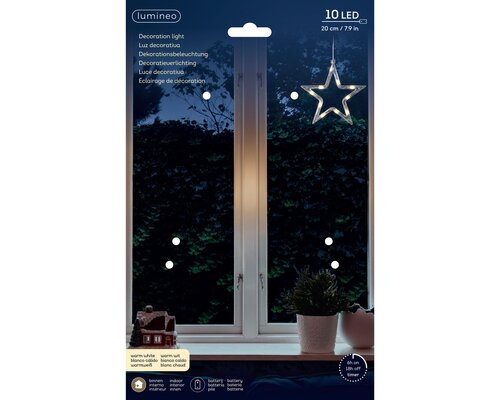 Micro LED raamverlichting binnen - D17cm Transparant - afbeelding 3