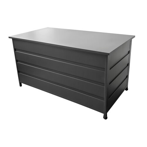 Milton aluminium opbergbox antraciet 160 x 82 x 85 cm