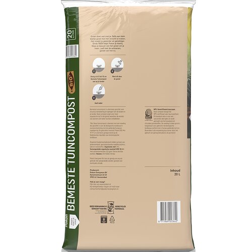 Pokon MPS Bem Tuincompost Bio 20L - afbeelding 2