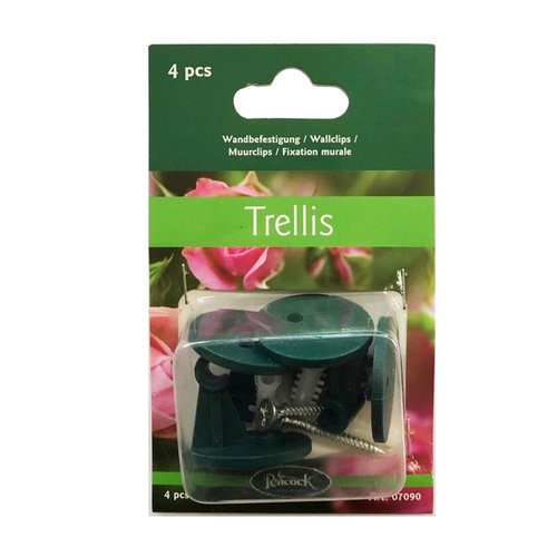 Muurclips voor trellis / 4 stuks - afbeelding 1