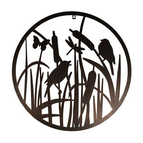 Muurdecoratie rond vogels