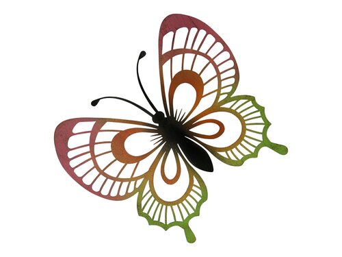 Muurvlinder open 45 x 40 cm multi