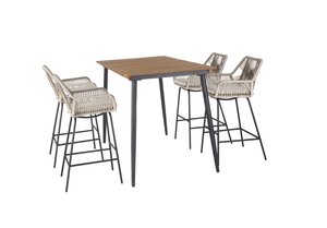 Ease Up Napoli 4-zits barset beige - afbeelding 1