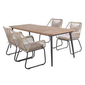 Ease Up Napoli 4-zits tuinset beige - afbeelding 1