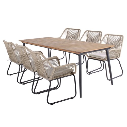 Ease Up Napoli 6-zits tuinset beige - afbeelding 1