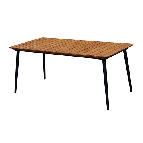 Napoli dining tafel L 180 x B 90 x H 76 cm zwart - afbeelding 1