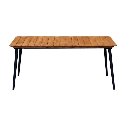 Napoli dining tafel L 180 x B 90 x H 76 cm zwart - afbeelding 2