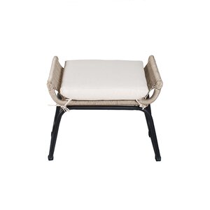 Napoli loungestoel met voetensteun beige - afbeelding 4