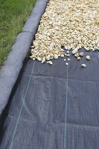 Nature Gronddoek zwart - 2,10x1m - afbeelding 2