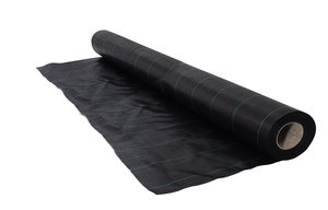 Nature Gronddoek zwart - 2,10x1m - afbeelding 1