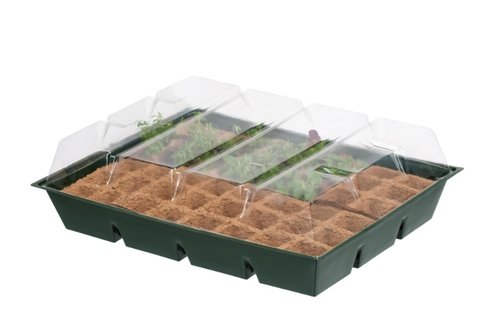 Nature kweekkas met turfpotplaat 43x32,5cm - afbeelding 1