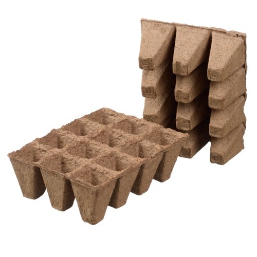 Nature turfpotjes h5x4x4cm 12x12st - afbeelding 1