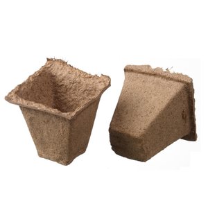 Nature turfpotjes h6x6x6cm 16st - afbeelding 1