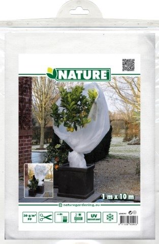 Nature Winterafdekvlies wit  1x10m 30 g/m²