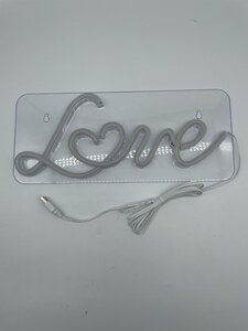 Neon sign 'Love' B 35 x H 15 cm USB 2m roze - afbeelding 2