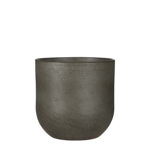 Nora pot rond d.groen - h21xd23cm