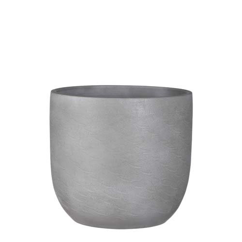 Nora pot rond l.grijs - h27xd30cm