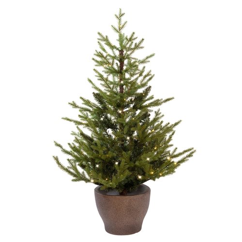 Everlands Norway Mini LED kunstkerstboom  - H 120 x D 71 cm