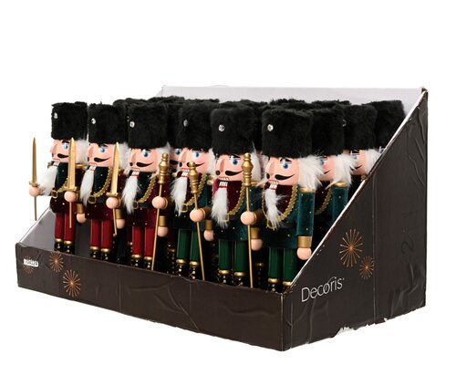 Notenkraker vurenhout - B6,5xH25cm Groen per stuk - afbeelding 1