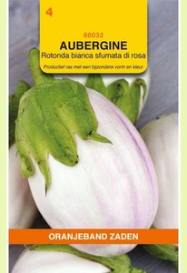 OBZ Aubergine Rotonda bianca sfumata di rosa - afbeelding 1