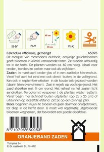 OBZ Calendula, Goudsbloem gemengd - afbeelding 2