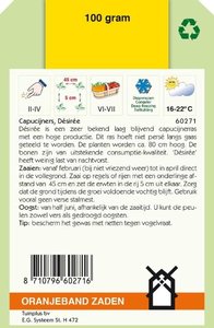 OBZ Capucijners Desiree, 100g - afbeelding 2