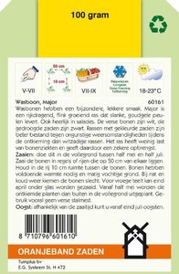 OBZ Stamslabonen Major (Wasbonen), 100g - afbeelding 2