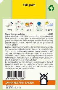 OBZ Stamsnijbonen Admires, 100g - afbeelding 2