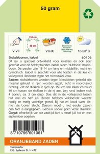 OBZ Stokslabonen Isabel, 50g - afbeelding 2