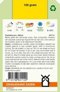 OBZ Stokslabonen Rakker, 100g - afbeelding 2