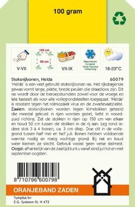 OBZ Stoksnijbonen Helda, 100g - afbeelding 2