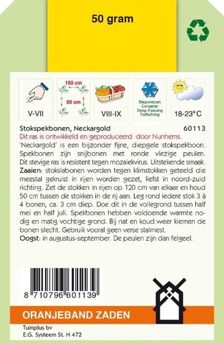 OBZ Stokspekbonen Neckargold, 50g - afbeelding 2