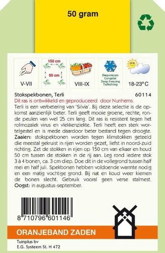 OBZ Stokspekbonen Terli, 50g - afbeelding 2