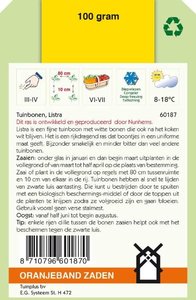 OBZ Tuinbonen Listra, 100g - afbeelding 2