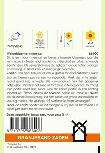 OBZ Weidebloemen mengsel - 5 m² - afbeelding 2